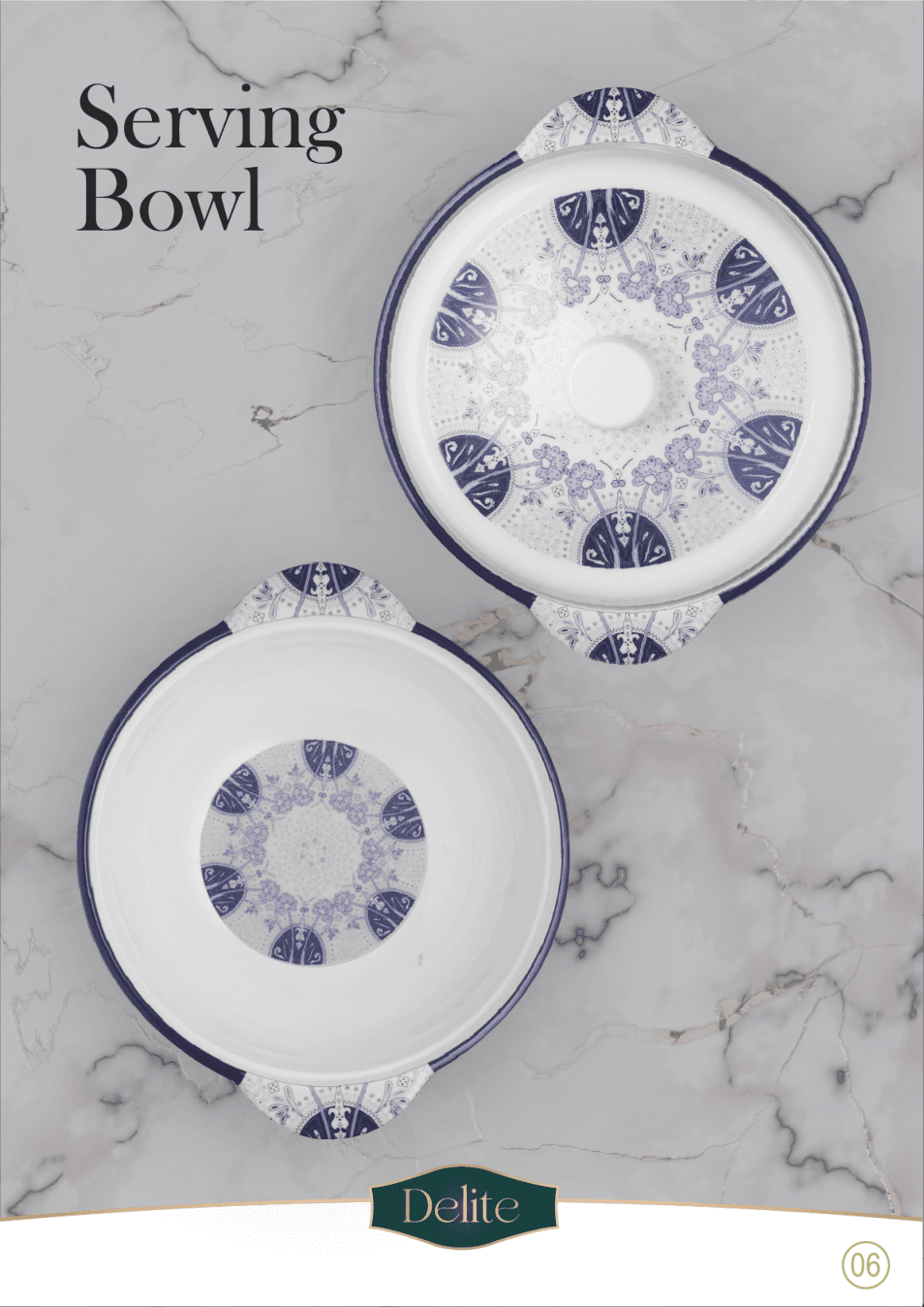 ARKON Serving Bowl With Lid view 2