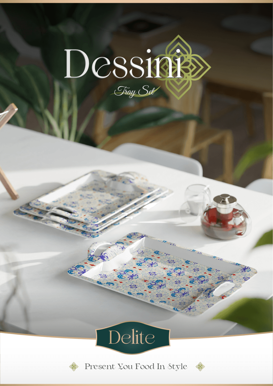 Dessini Tray Set