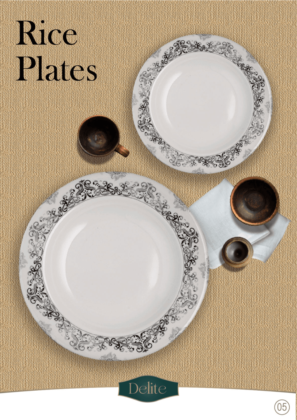 GALAXY Rice Plates Set view 3
