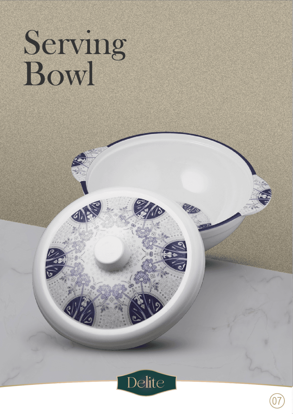 ARKON Serving Bowl With Lid