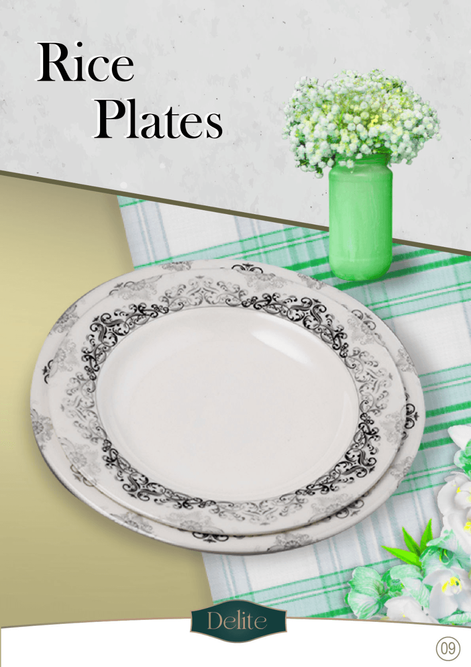 GALAXY Rice Plates Set