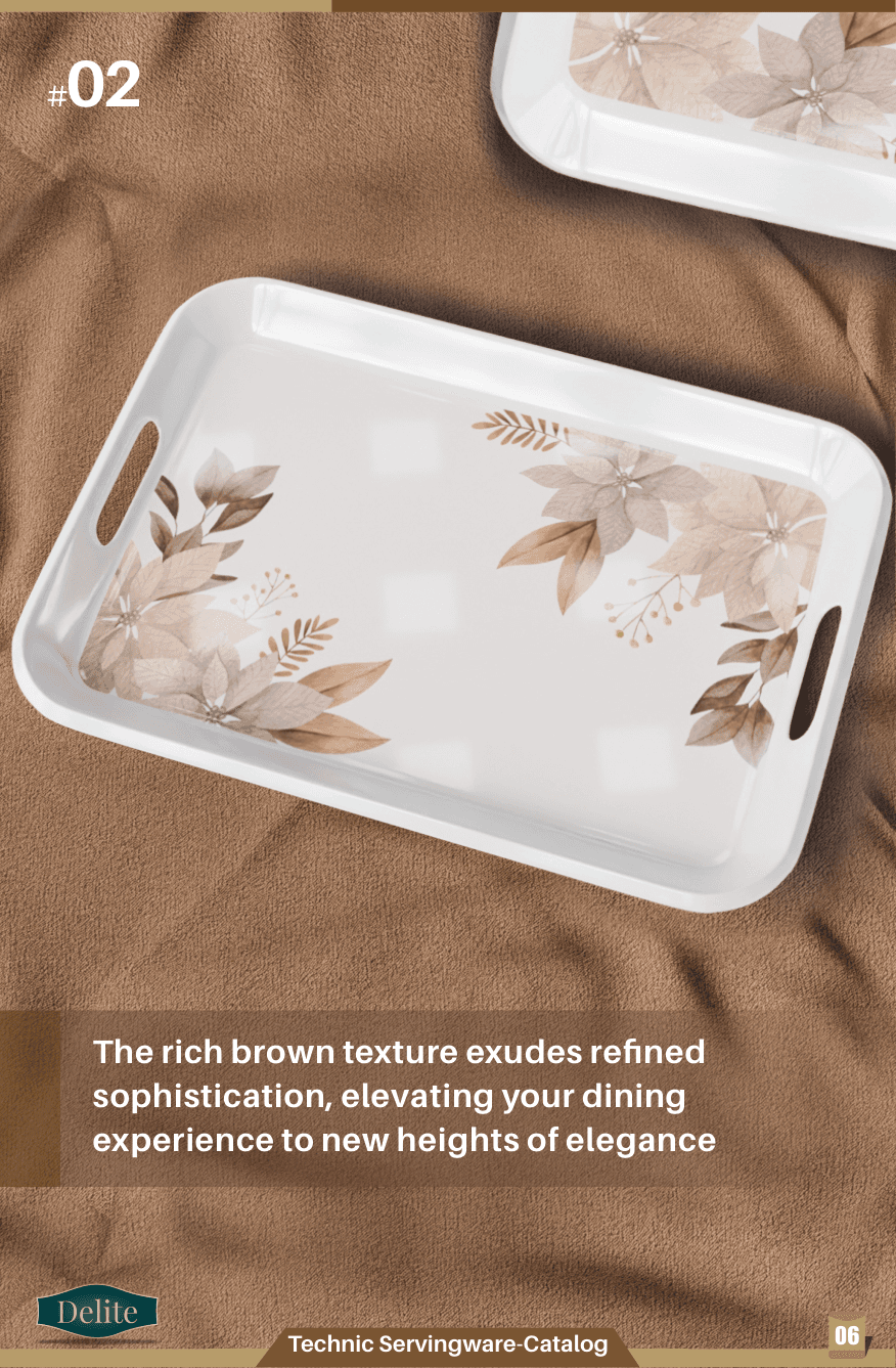 TECHNIC Brown Texture Tray Set #02